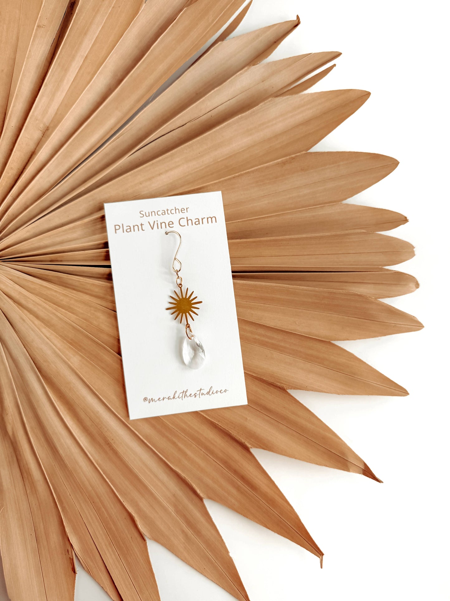 Plant Charm | Suncatcher + Sun | Houseplant Accessories