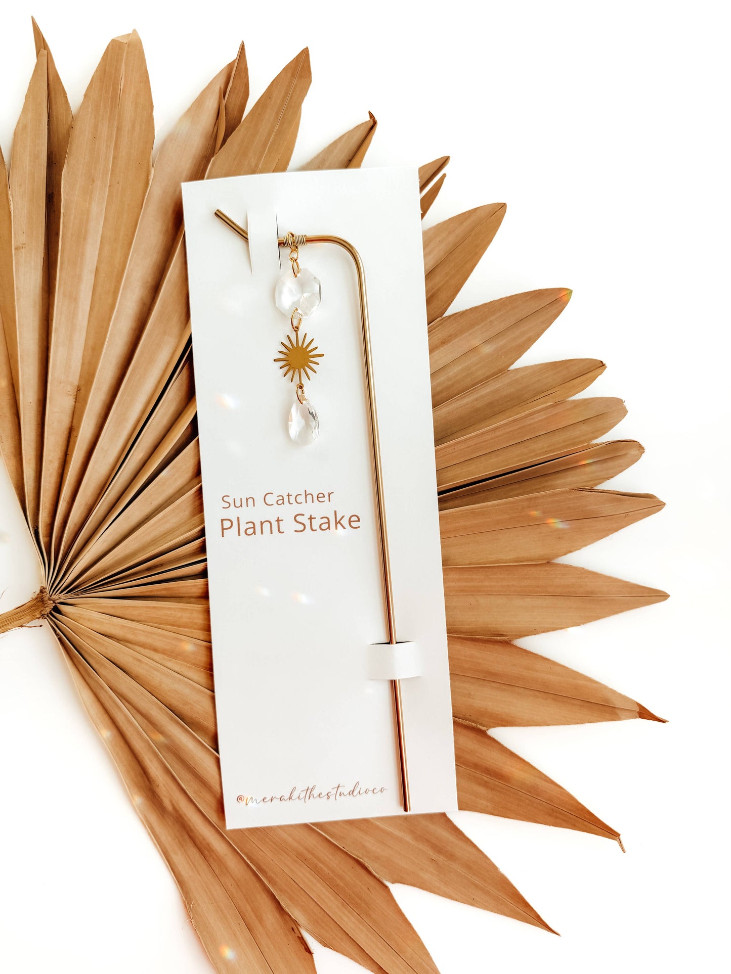 Plant Stake | Suncatcher + Sun Charm | Houseplant Accessory