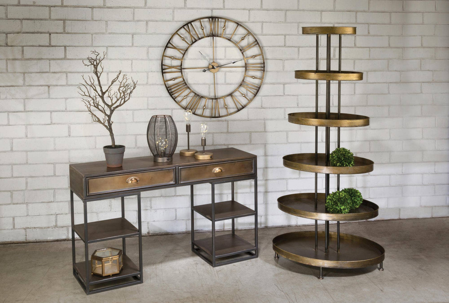 Multi-Tiered Oval Displays (Tabletop or Floor): 3-Tier