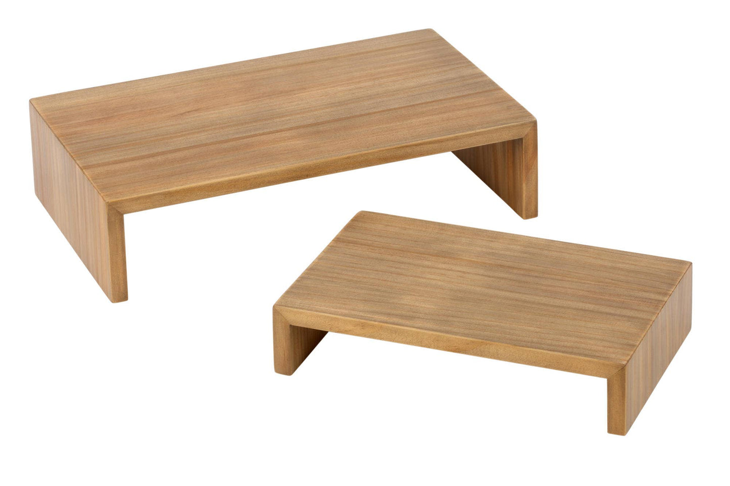 Rectangle Wood Risers - Set of 2