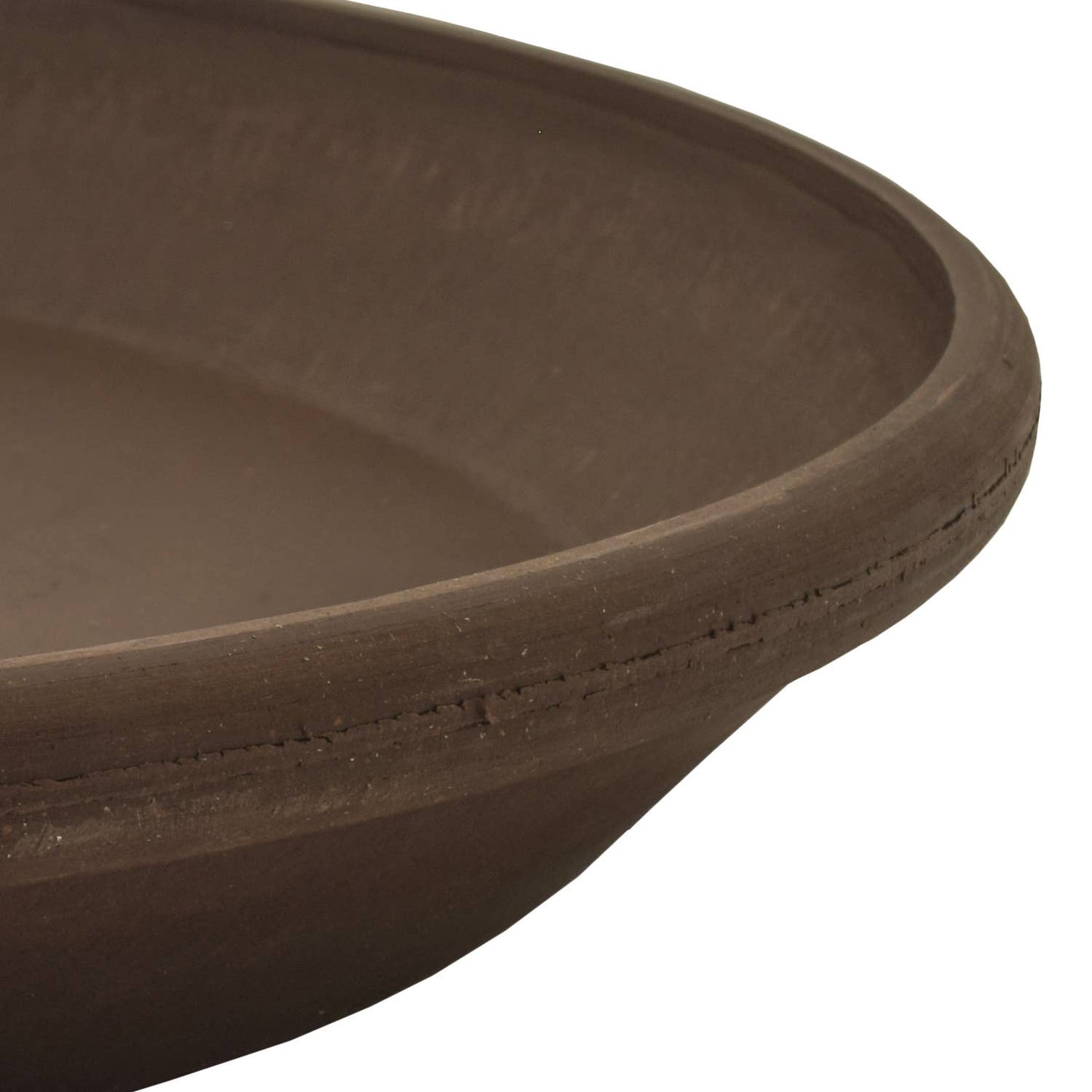 PSW Pots- Single Slip Saucer: Terra Cotta Marble / 12"