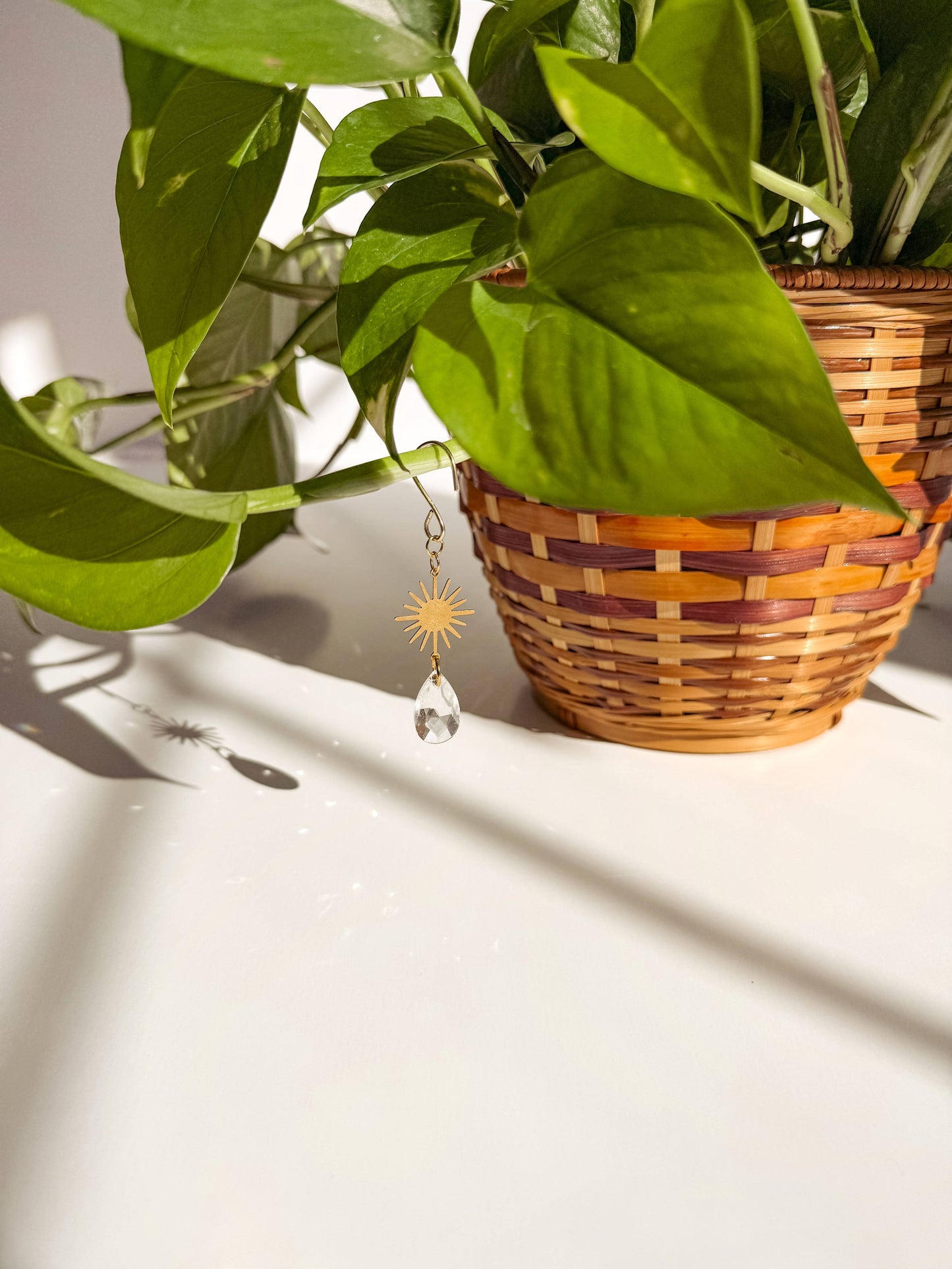 Plant Charm | Suncatcher + Sun | Houseplant Accessories