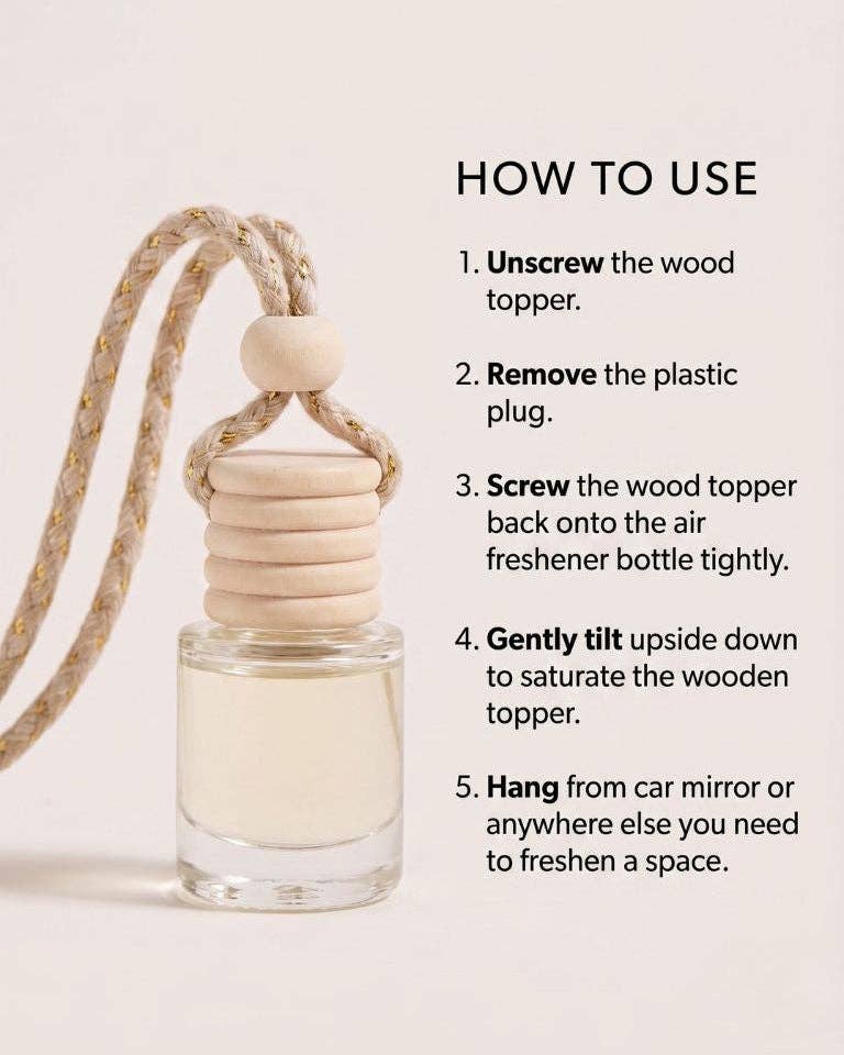 Hanging Car Diffuser: Blooming Hoya