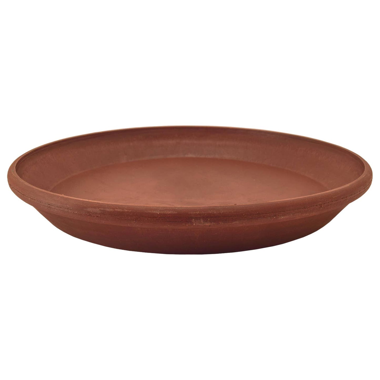 PSW Pots- Single Slip Saucer: Terra Cotta Marble / 14"