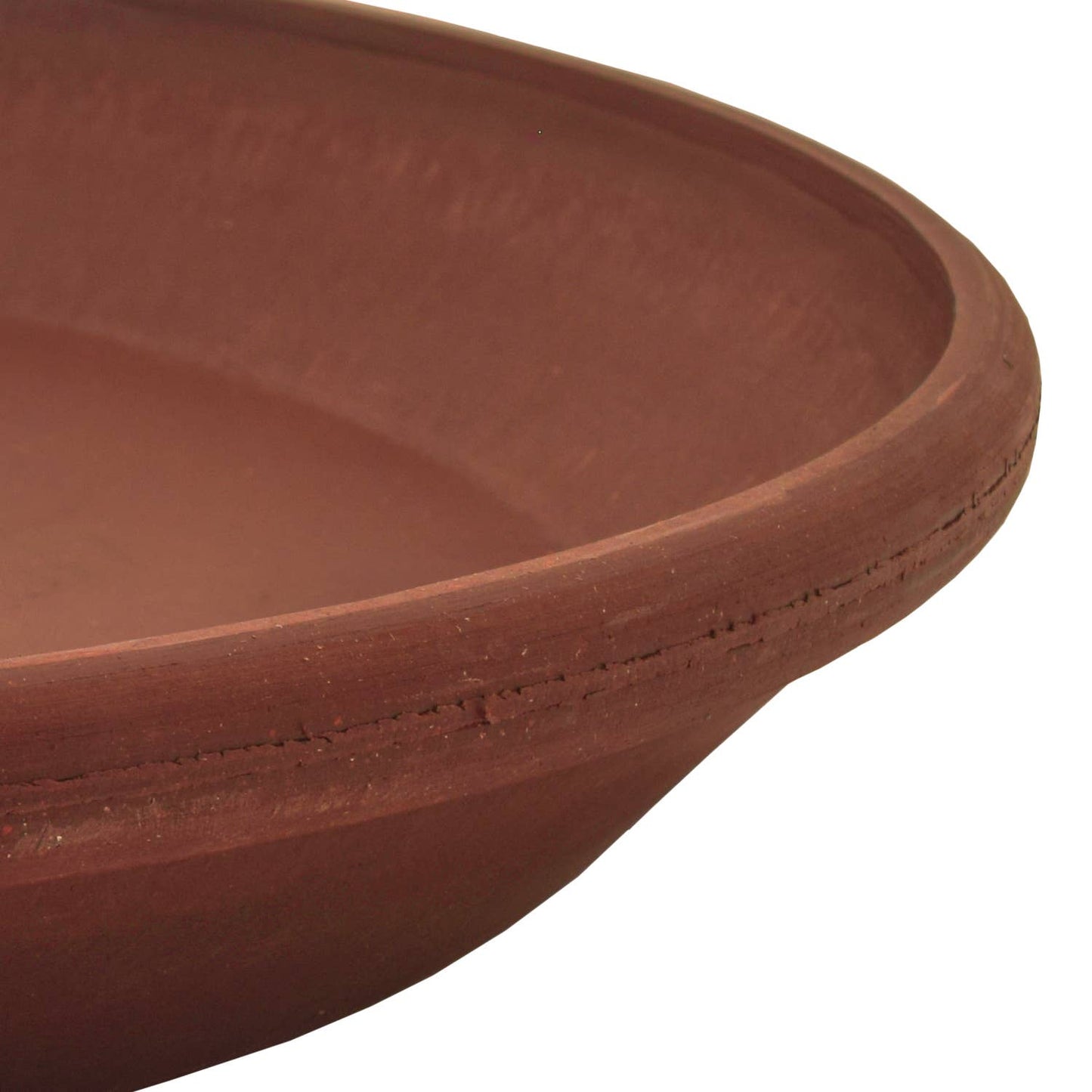 PSW Pots- Single Slip Saucer: Terra Cotta Marble / 14"