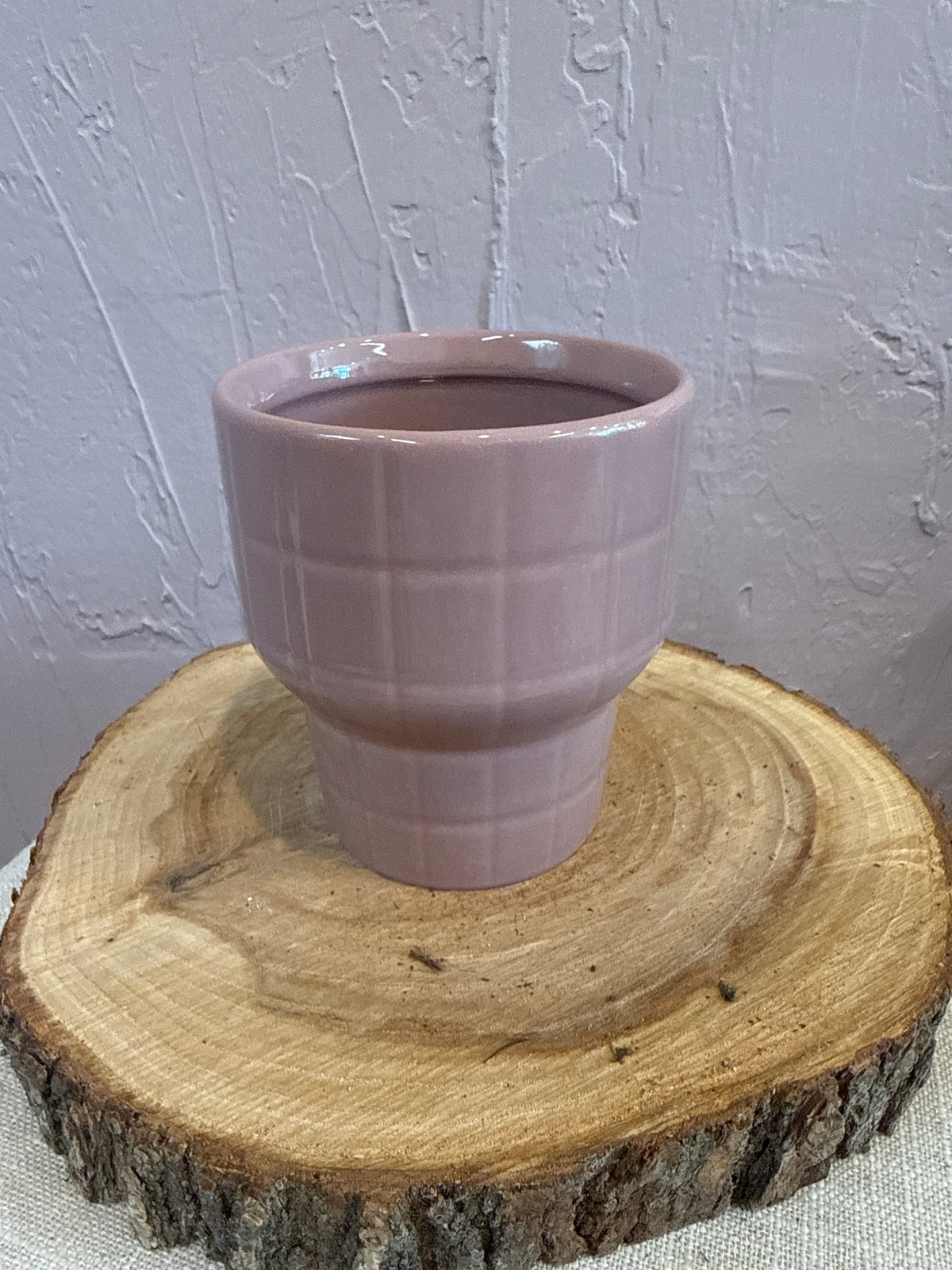 Pink pot 4”