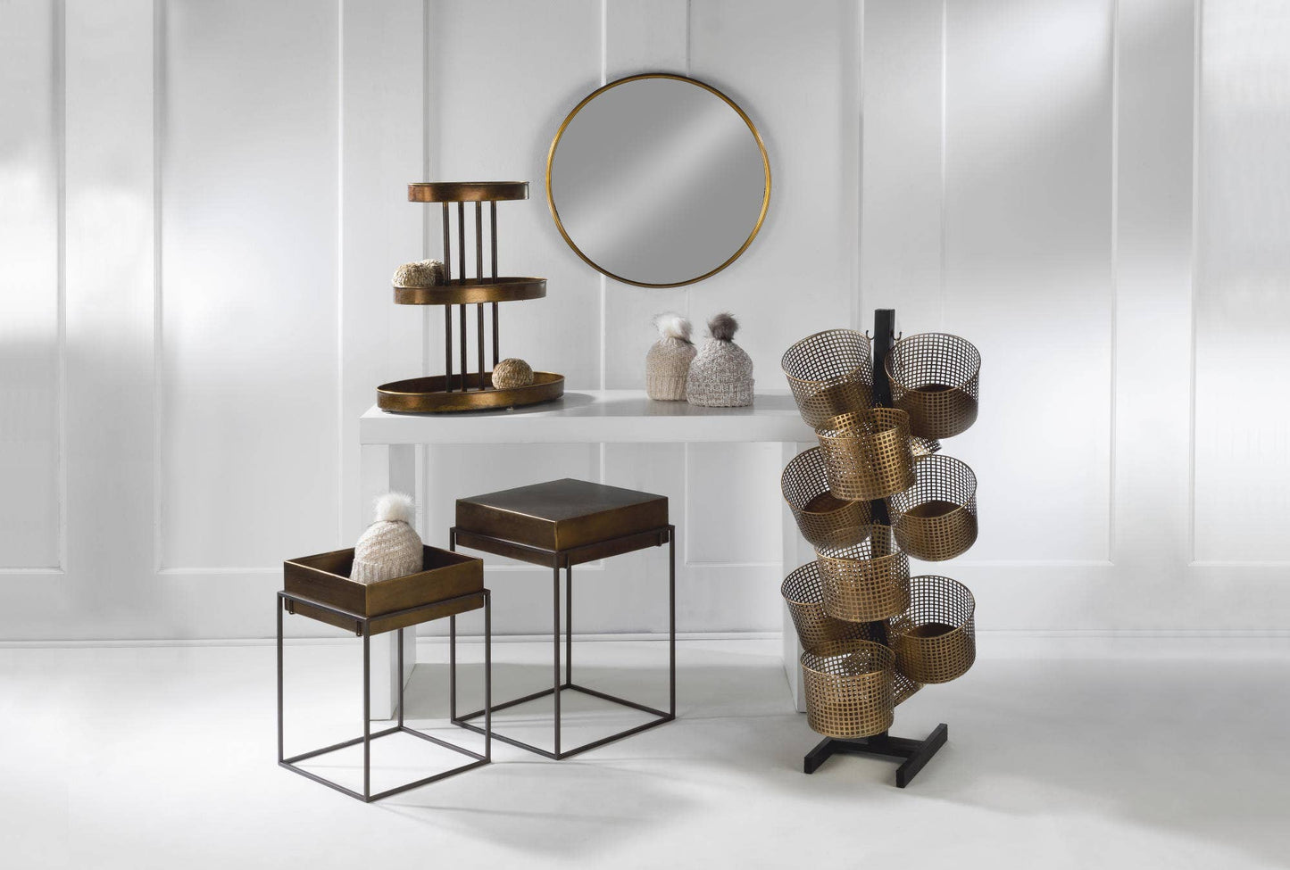 Multi-Tiered Oval Displays (Tabletop or Floor): 3-Tier