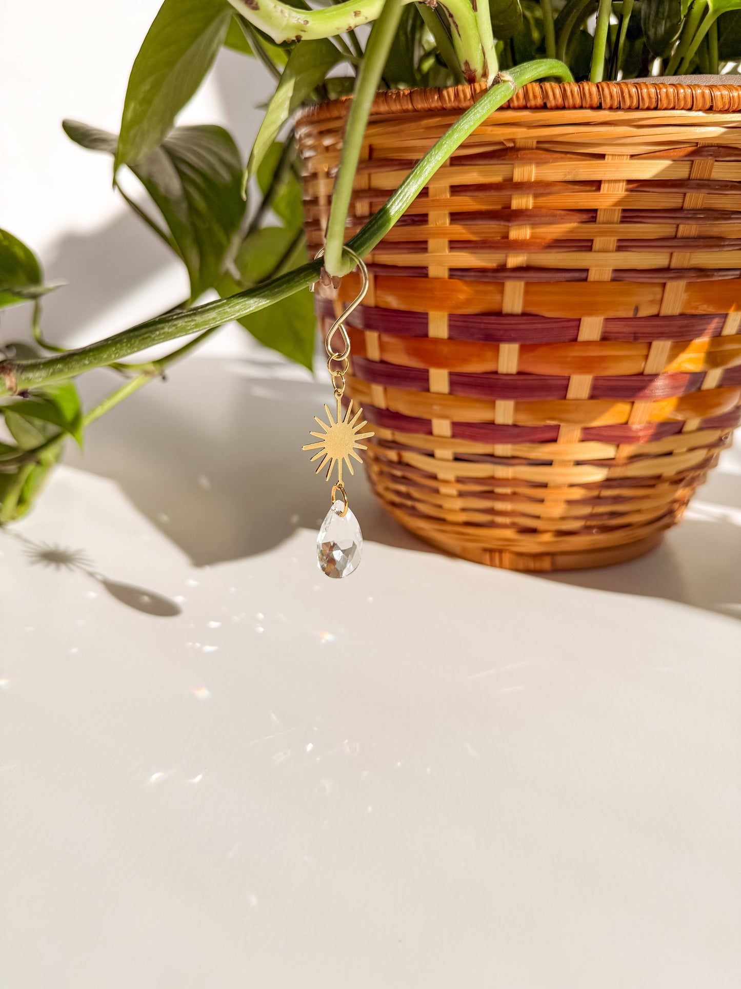 Plant Charm | Suncatcher + Sun | Houseplant Accessories