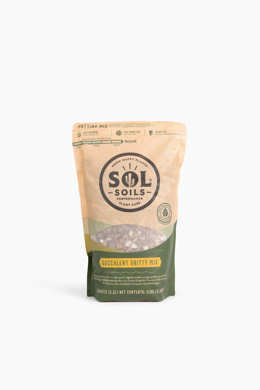 Soil (2Qt) Succulent Gritty Mix (Soilless): 2 Quarts